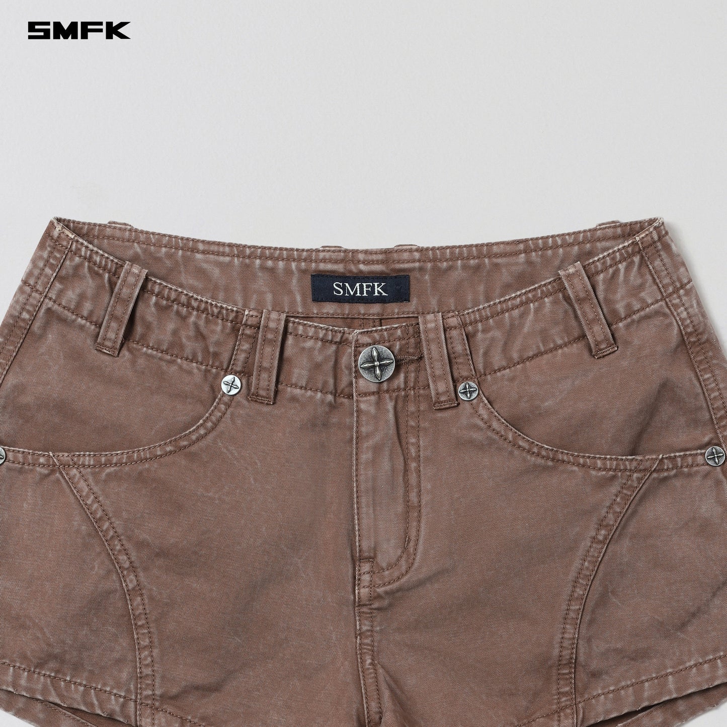 SMFK Vanish Cargo Shorts Garment Dye Vanish Brown