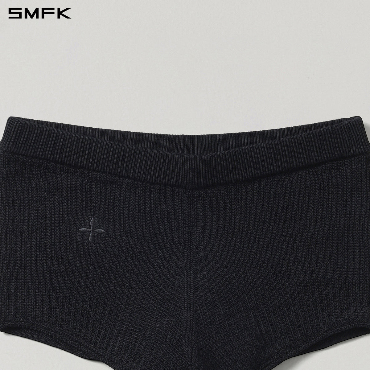 SMFK Myth Seer Strt Knit Shorts Tencel+Silk Wild Black