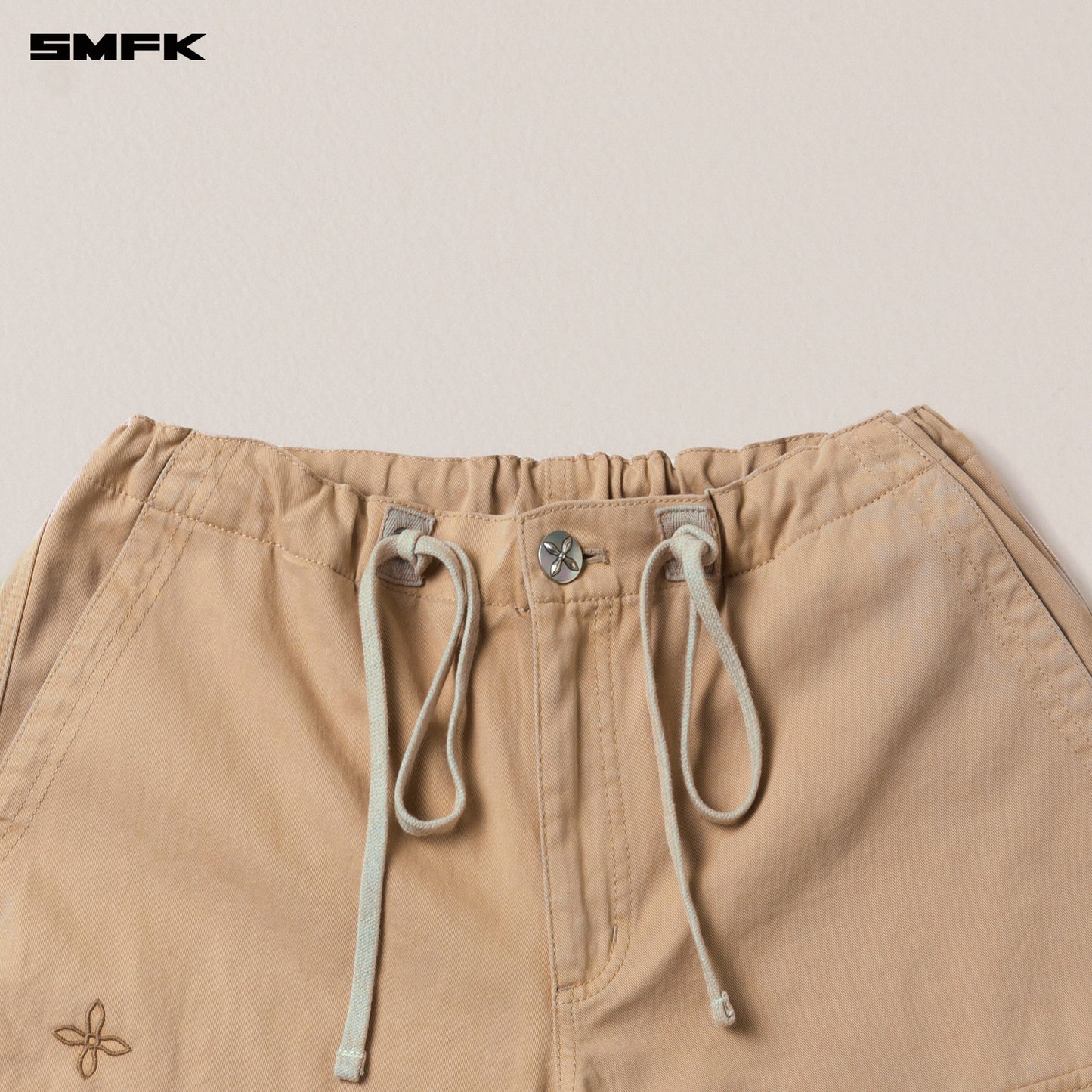 SMFK Compass Retro Para Pants Sand