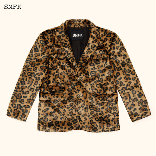 SMFK WildWorld Leopard Faux Fur Suit