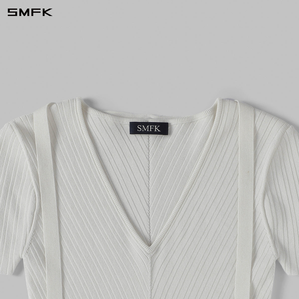 SMFK Myth Aeolus Evening Knit Tee Lenzing Tencel+Silk+Cotton Cloud White