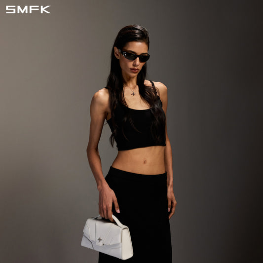 SMFK Myth Infinity Short Trape Camisole Lenzing Tencel+Wool Wild Black