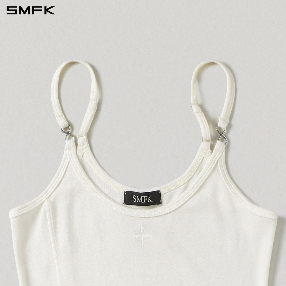 SMFK Myth Aeolus Camisole Lenzing Tencel +Wool Cloud White