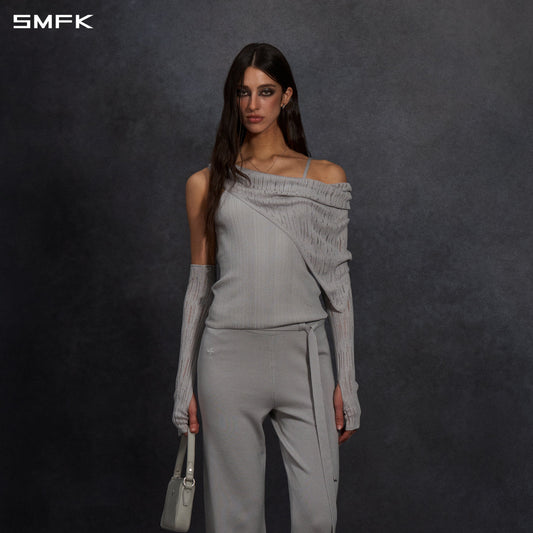 SMFK Myth Siren Cruise Knit Camisole Suit Lenzing Tencel+Silk+Cotton Glacier Grey