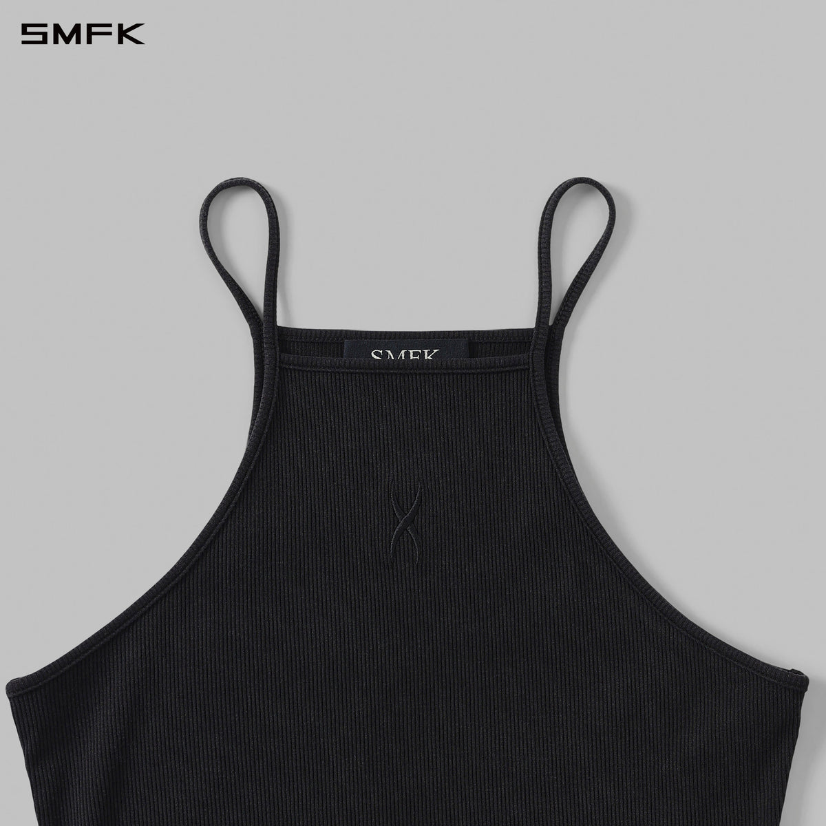 SMFK Vintage Chinese Long Camisole Wild Black
