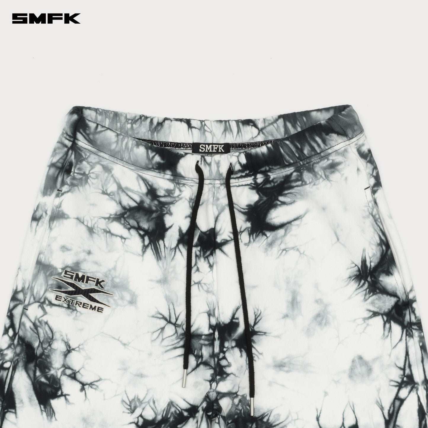 SMFK FUTURE Mirage Tie-dye Training Pants Black and White