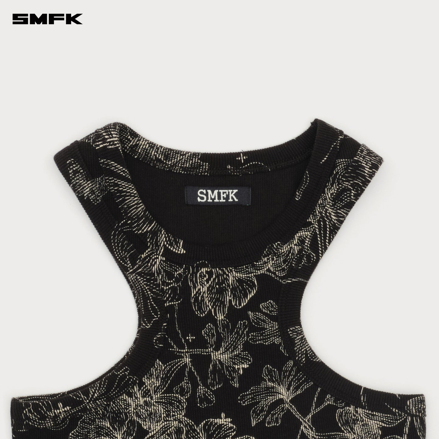 SMFK Compass Black Jade Garden Training Vest Magnolia Totem