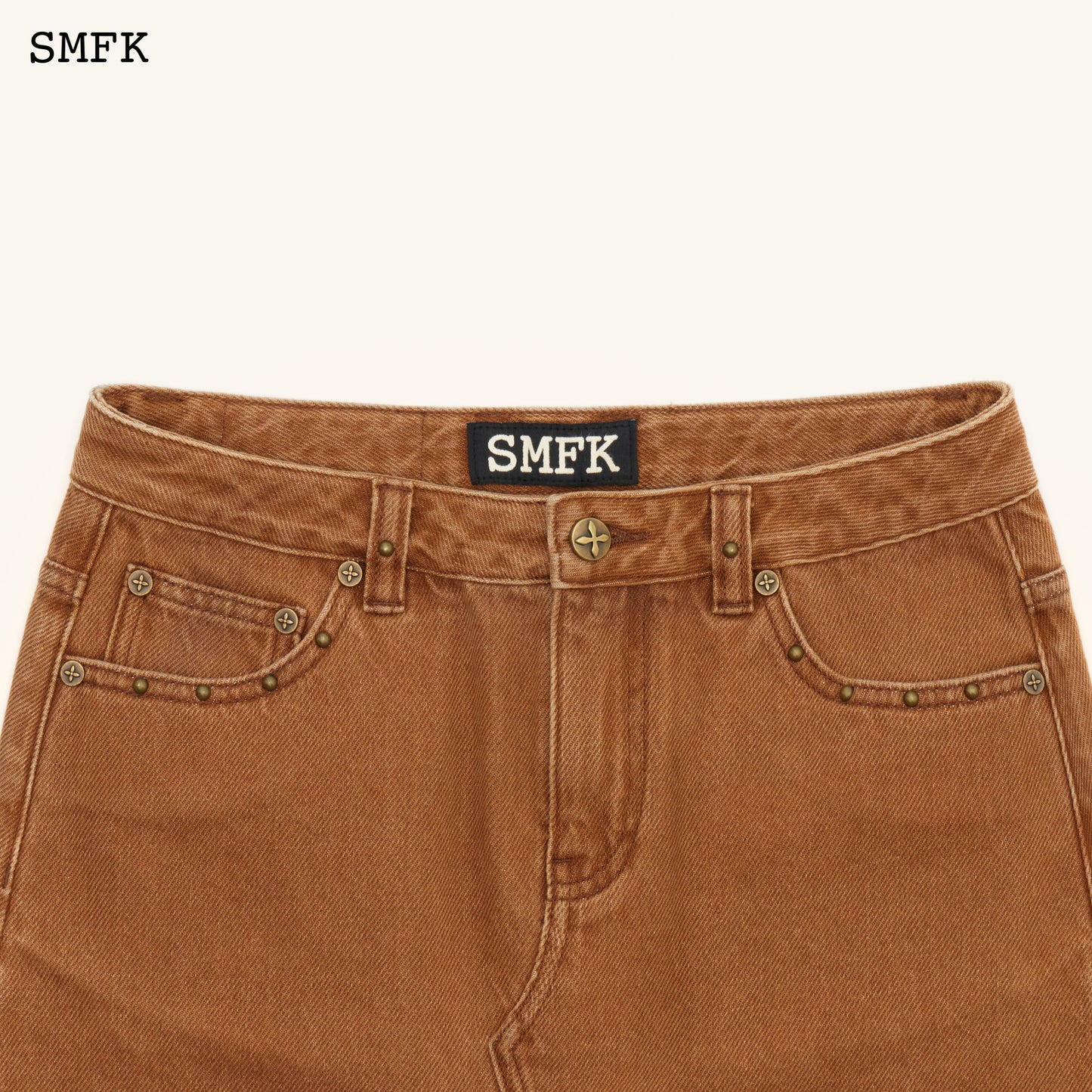 SMFK Ancient Myth Tarpan Hunter Mini Skirt In Brown