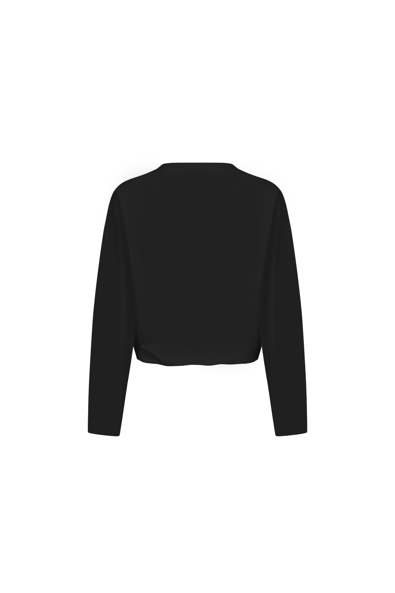 Ann Andelman Black T-shirt with Lace Trim Hem