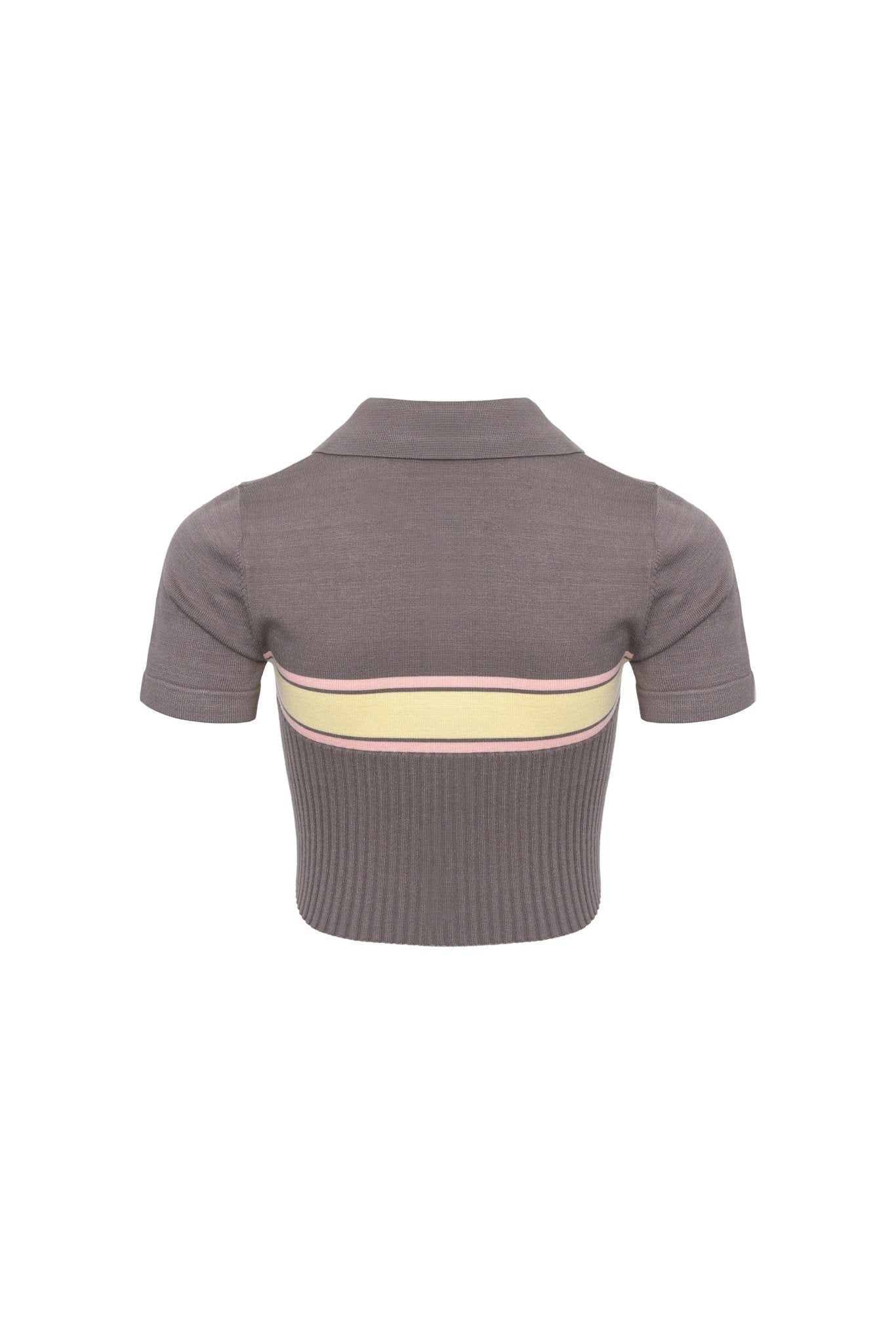 Ann Andelman Brown knitted Polo Shirt