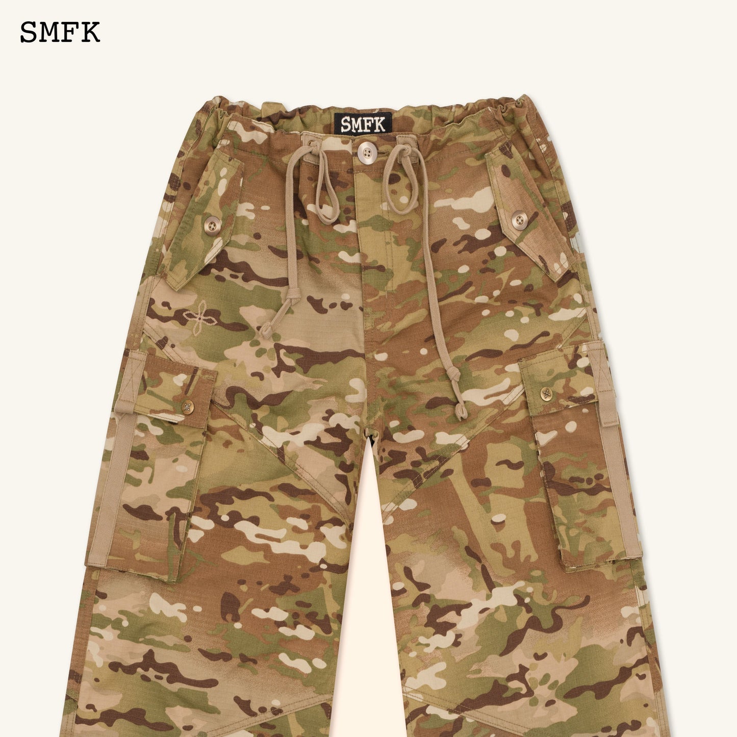 SMFK Compass Forest Camouflage Retro Paratrooper Pants