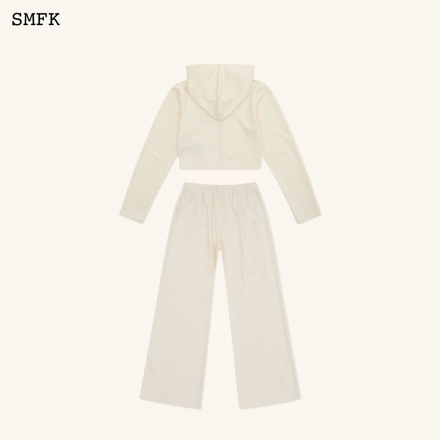 SMFK Compass Rove Jogging Sport Suit In White