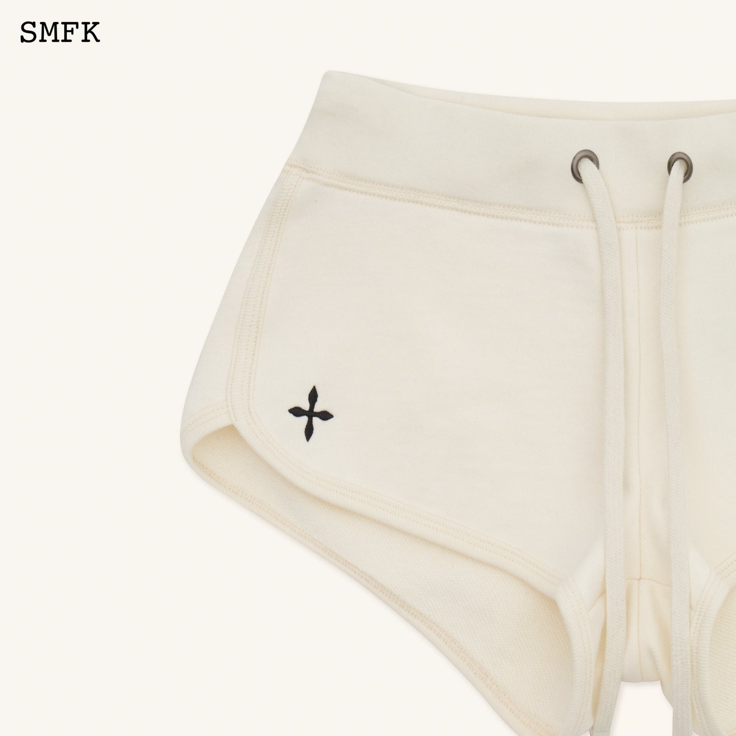SMFK Compass Rove Stray Low-rise Running Shorts White