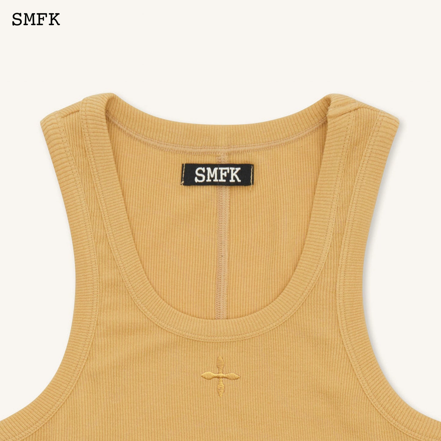 SMFK Compass Rove Stray Vest Dress In Ginger