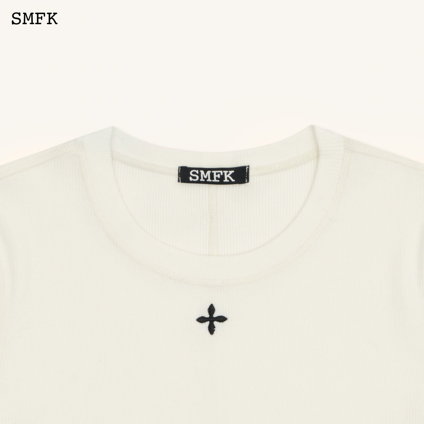 SMFK Compass Rush Slim-Fit Tee In White