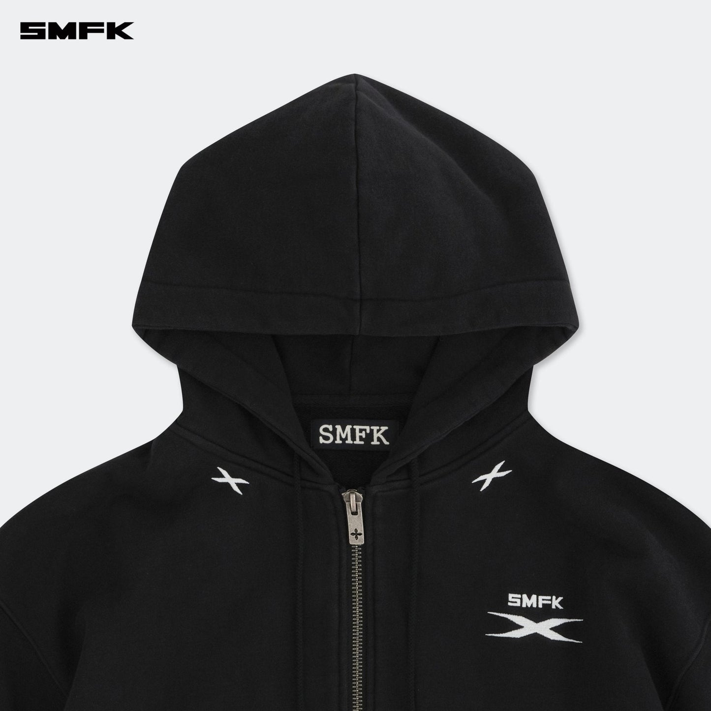 SMFK Future Genes Loose Hoodie Jacket Black