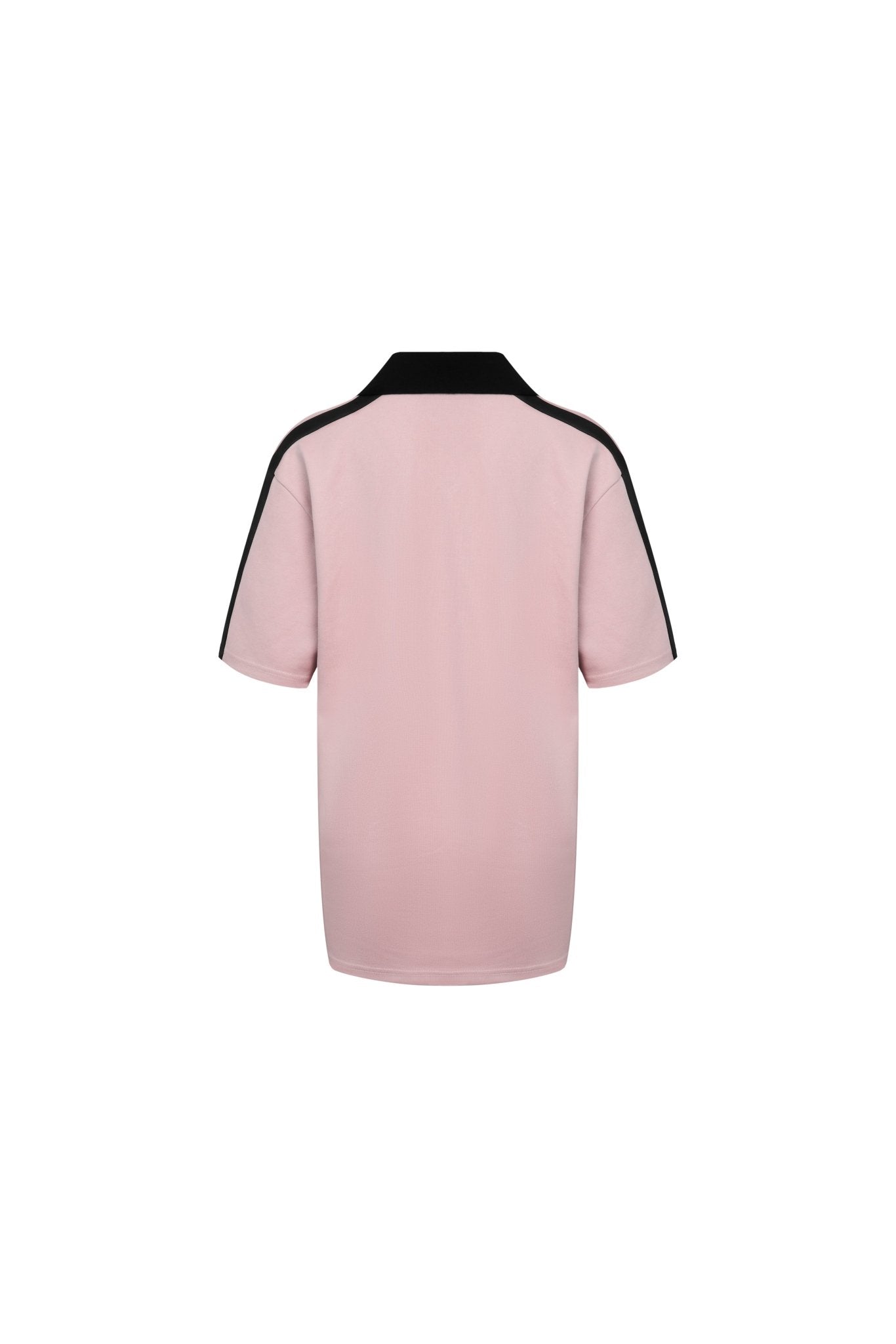 Ann Andelman Pink Patchwork Printed Polo T-Shirt