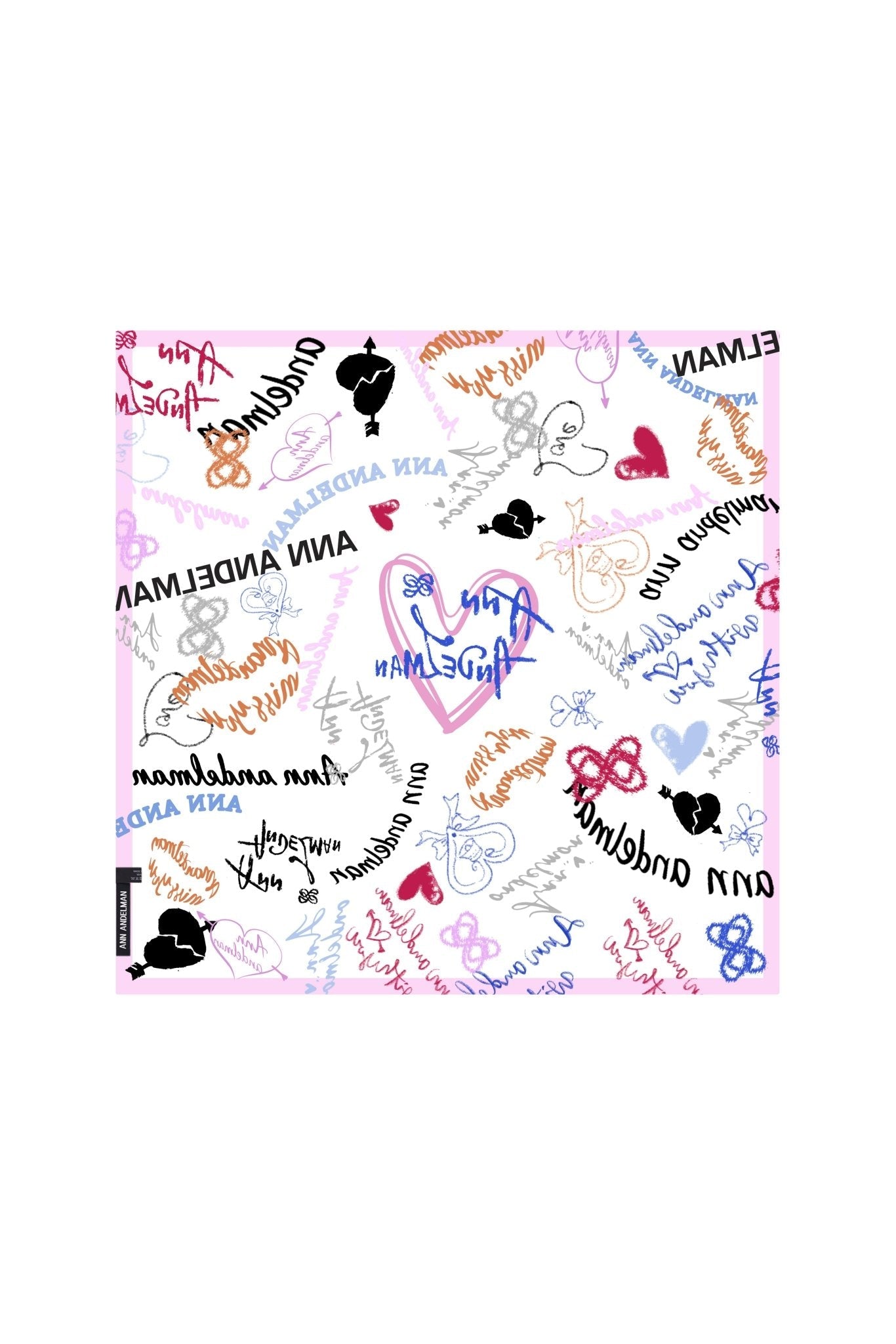 Ann Andelman White Scarf (Backless Tube Top)