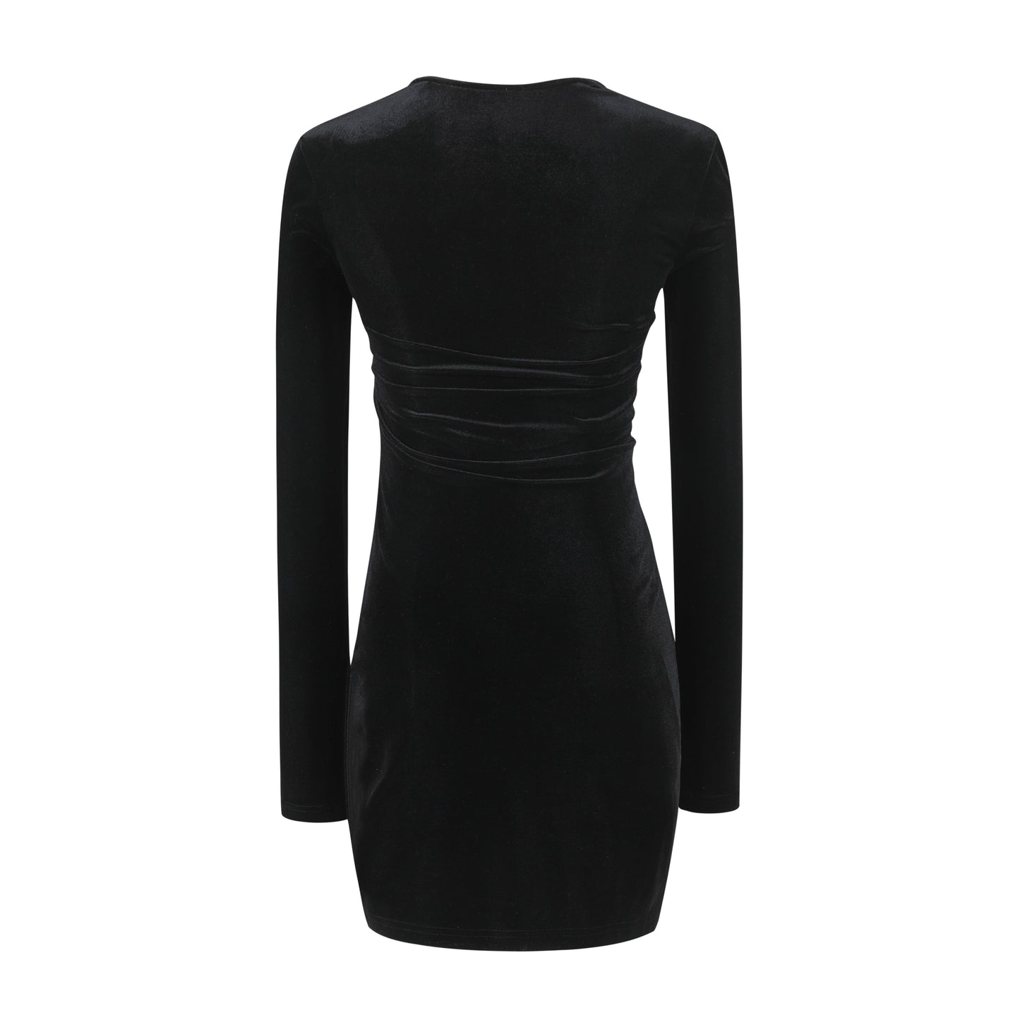 THREE QUARTERS Velvet Diamond-embellished Dress