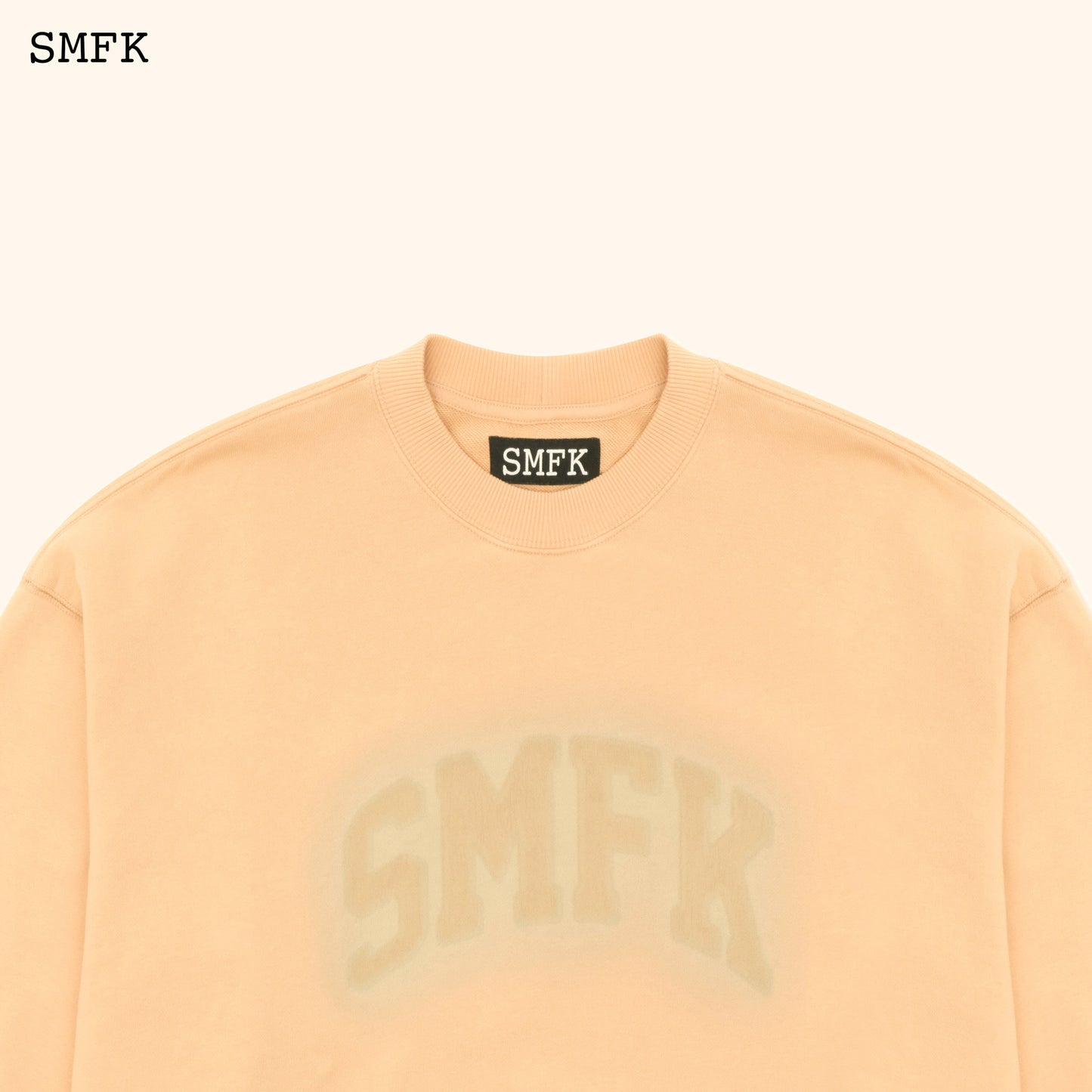 SMFK WildWolrd Desert Camping Oversize Sweater In Wheat