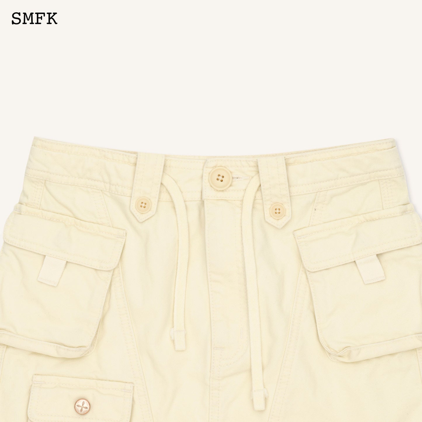 SMFK WildWorld Cream Stray Mini Skirt