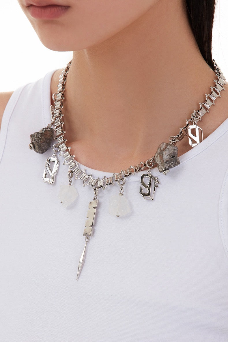 KVK Potential Collection Multi-Element Necklace - Fixxshop