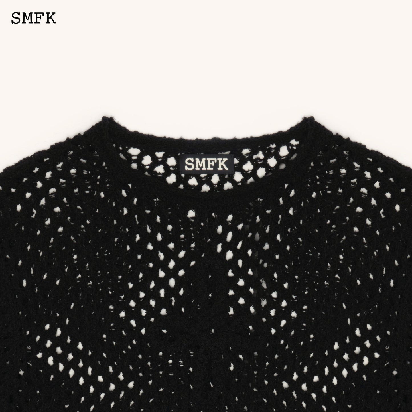 SMFK WildWorld Black Spider Web Hoodie Smock