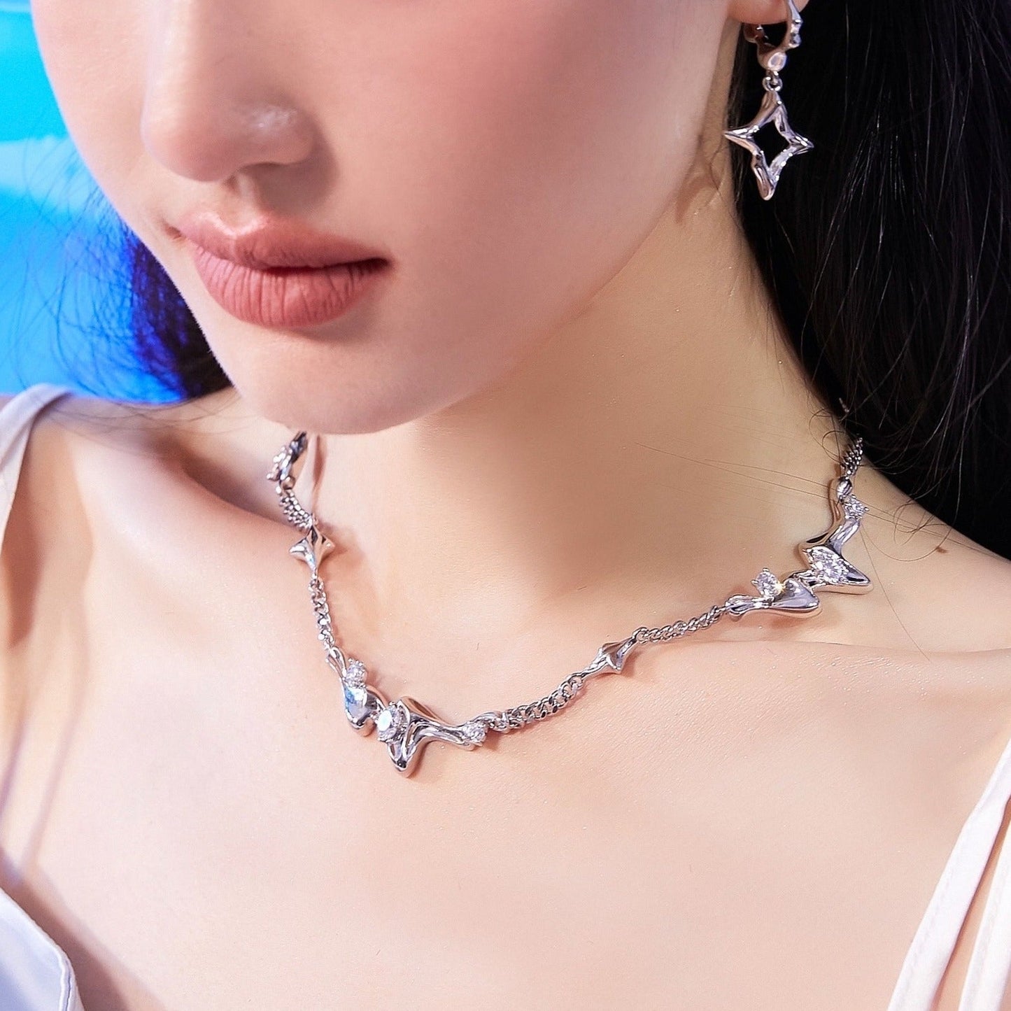 Abyb Charming Stars & Sea Necklace - Fixxshop