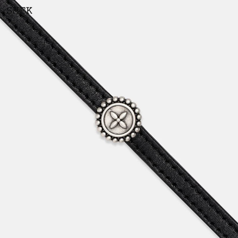 SMFK Black Balloon Vintage Neck Ring