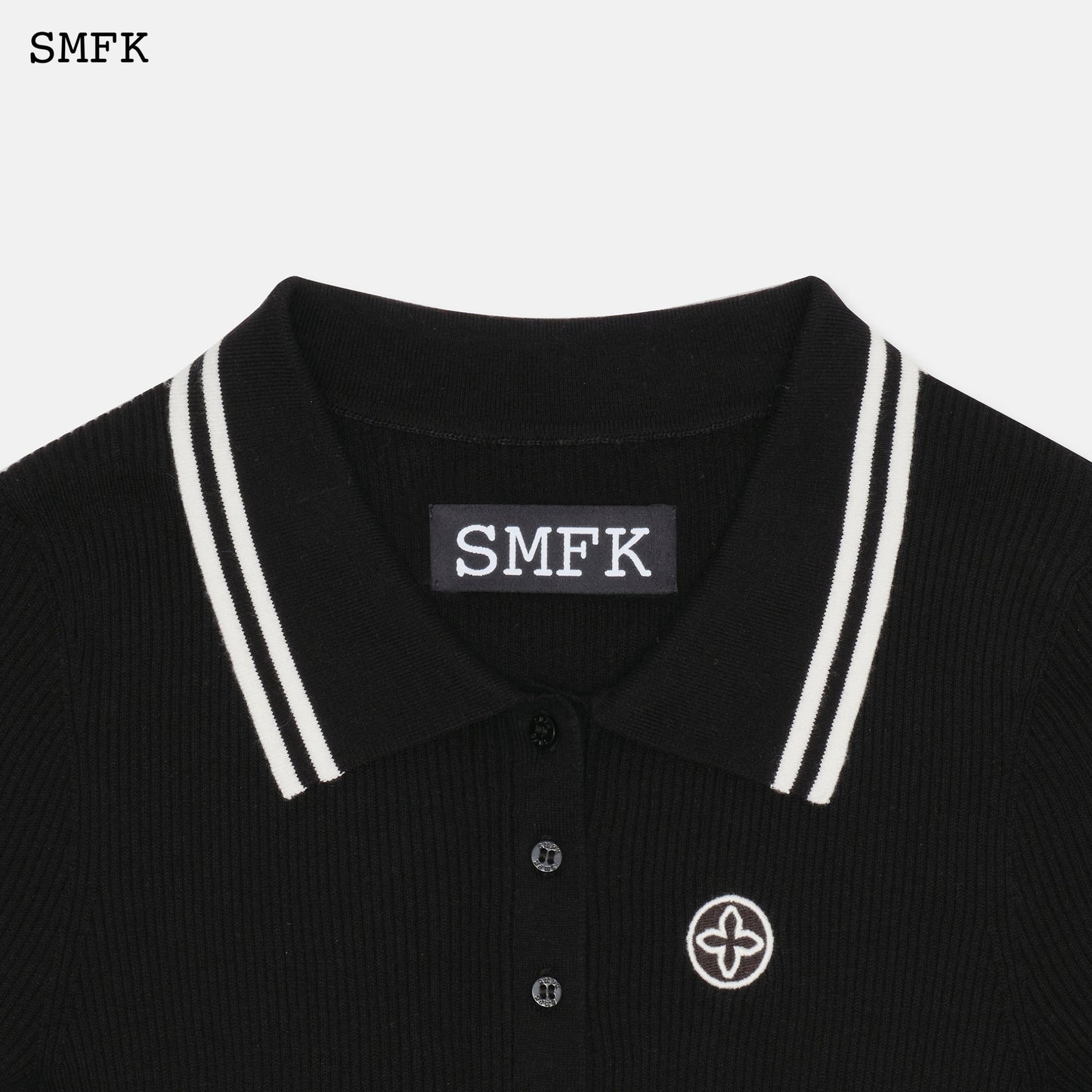 SMFK Campus Black Polo