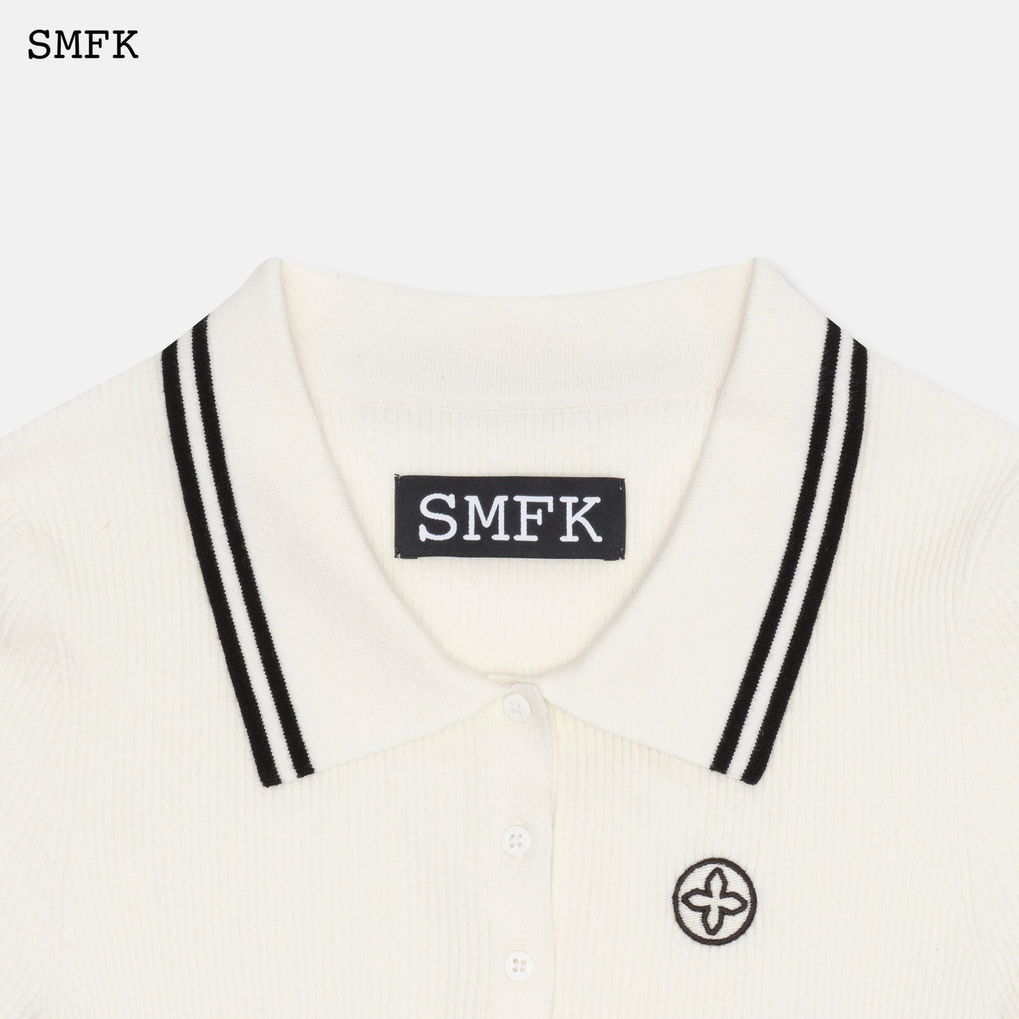 SMFK Compass White Polo