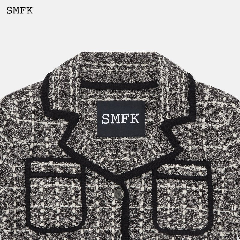 SMFK Grey Forest Vintage Knit Short Suit