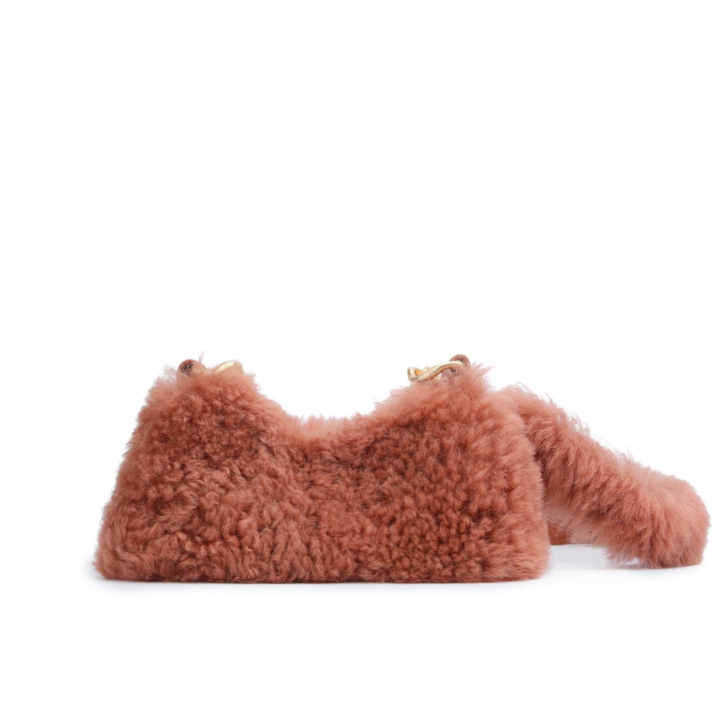 APEDE MOD Orange Fur Small Lunch Box Pouch | MADA IN CHINA