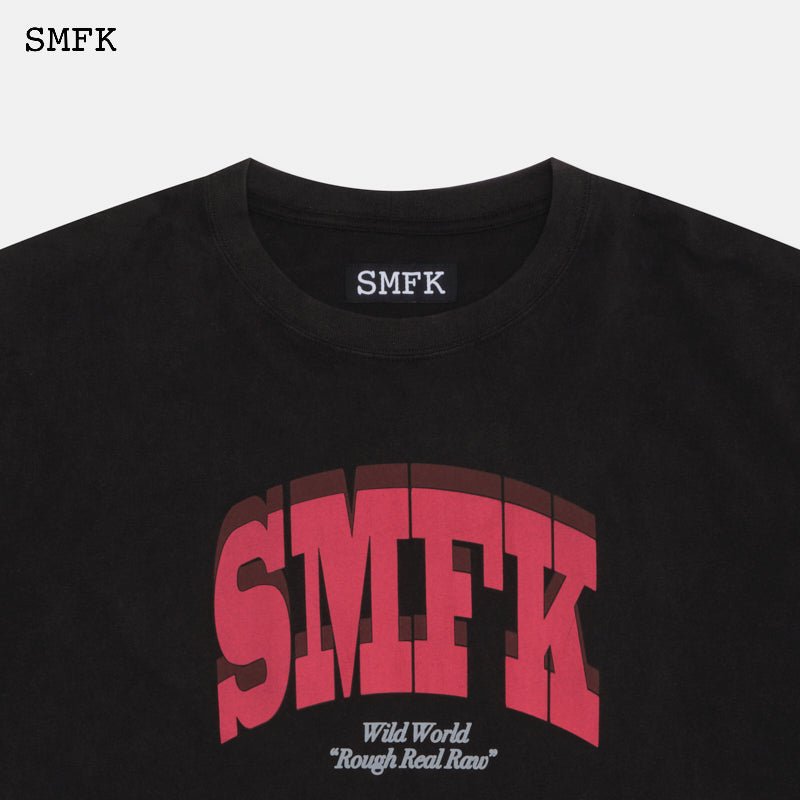 SMFK Oversized Model Black T-shirt