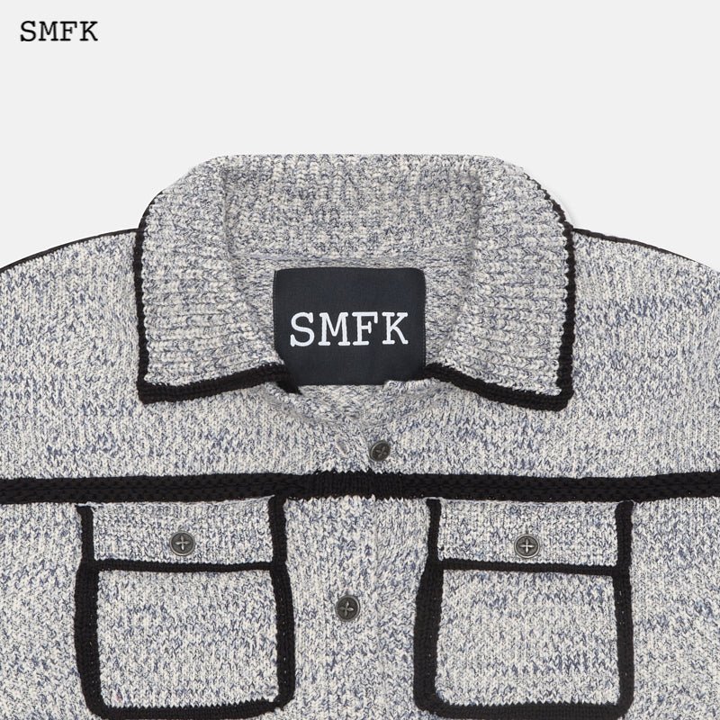 SMFK Popcorn College Knit Jacket