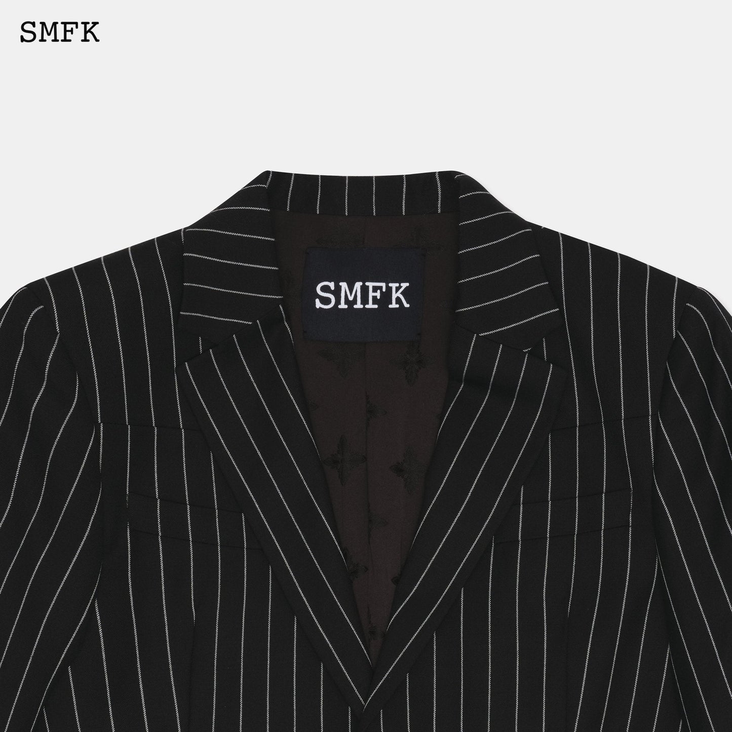 SMFK Wild World Mirroring Black Stripe Jacket