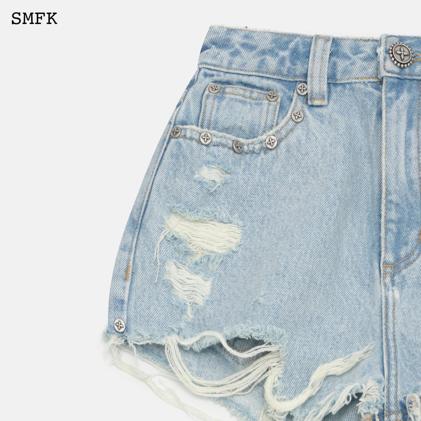 SMFK Wilderness Rock Blue Short Jeans