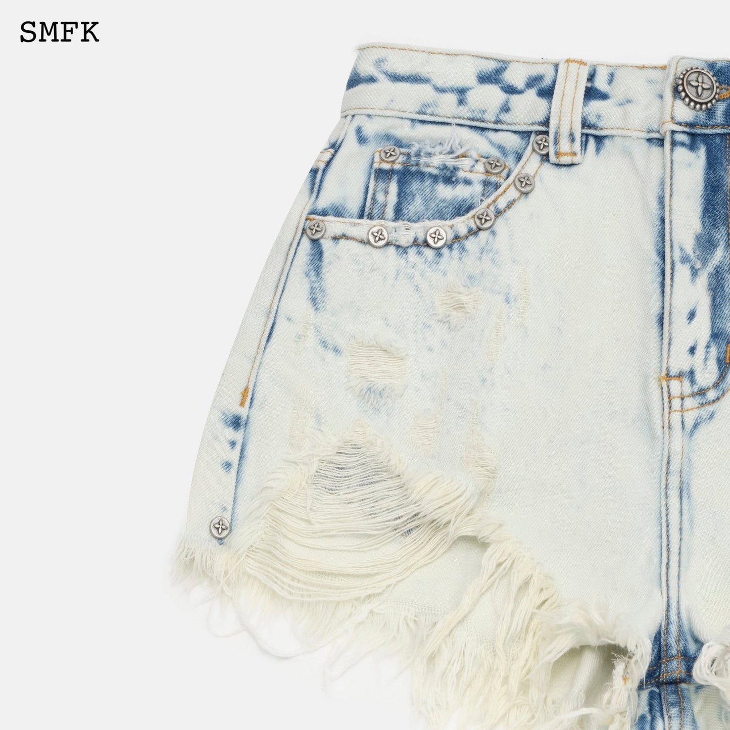 SMFK Wilderness Rock White Short Jeans