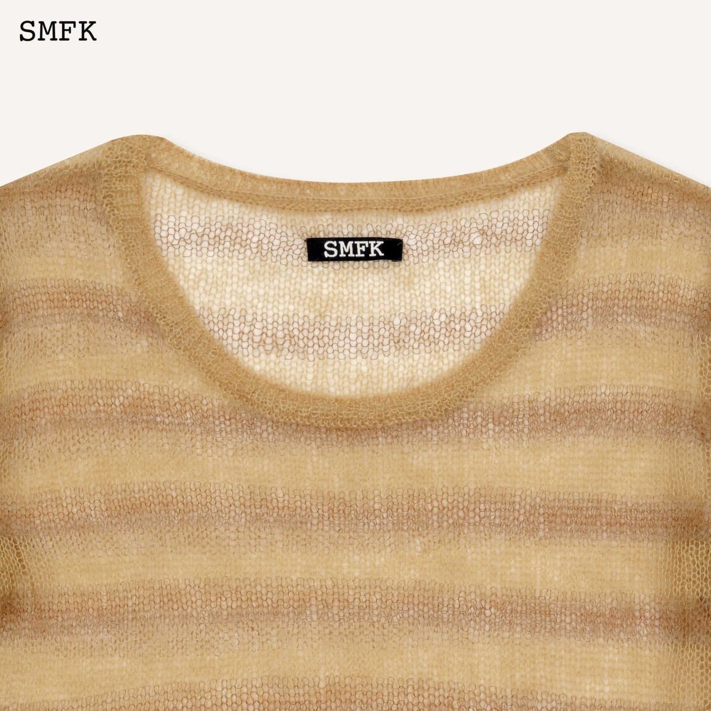 SMFK WildWorld Desert Stripe Print Mohair Top
