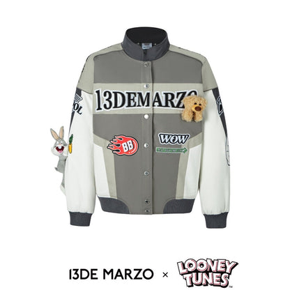 13DE MARZO x LOONEY TUNES Bugs Bunny Racing Jacket Drizzle