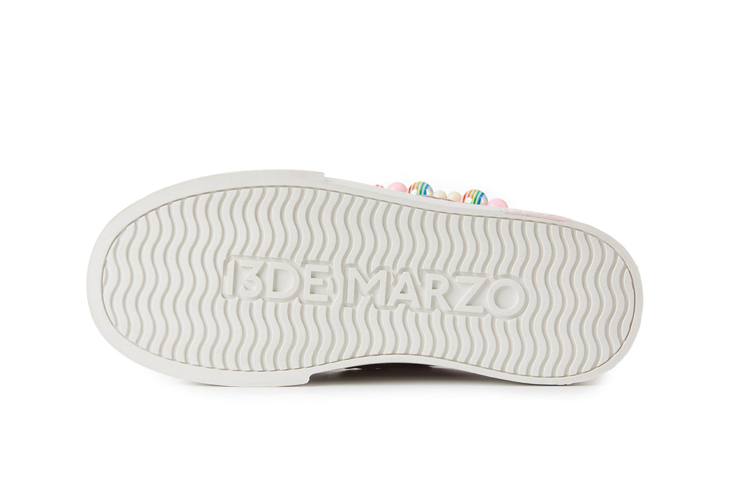 13DE MARZO Candy Bear Canvas Shoes Pink