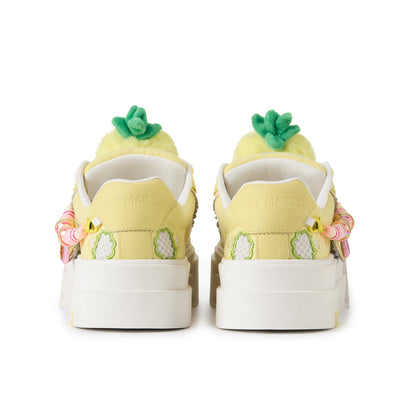 13DE MARZO Candy Bear Canvas Shoes Yellow