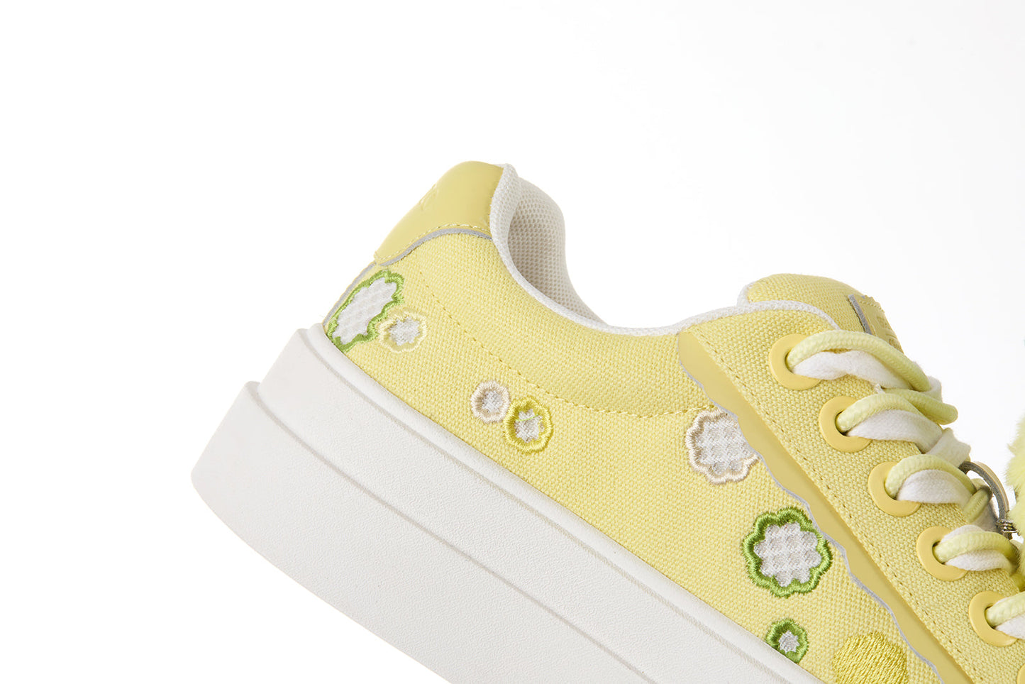 13DE MARZO Candy Bear Canvas Shoes Yellow