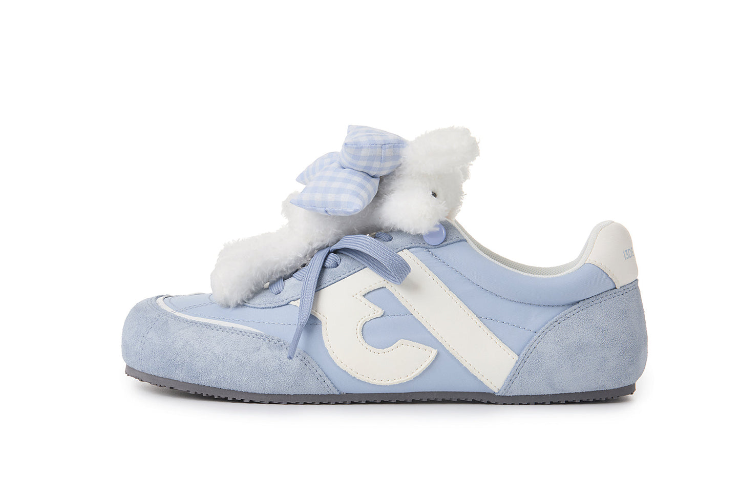 13DE MARZO Bear Plush Sneakers Blue