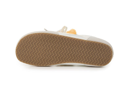 13DE MARZO Bear Plush Sneakers Beige
