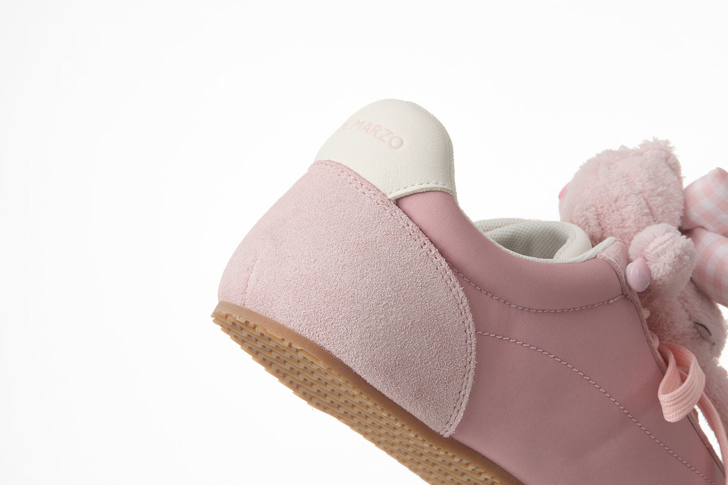 13DE MARZO Bear Plush Sneakers Pink