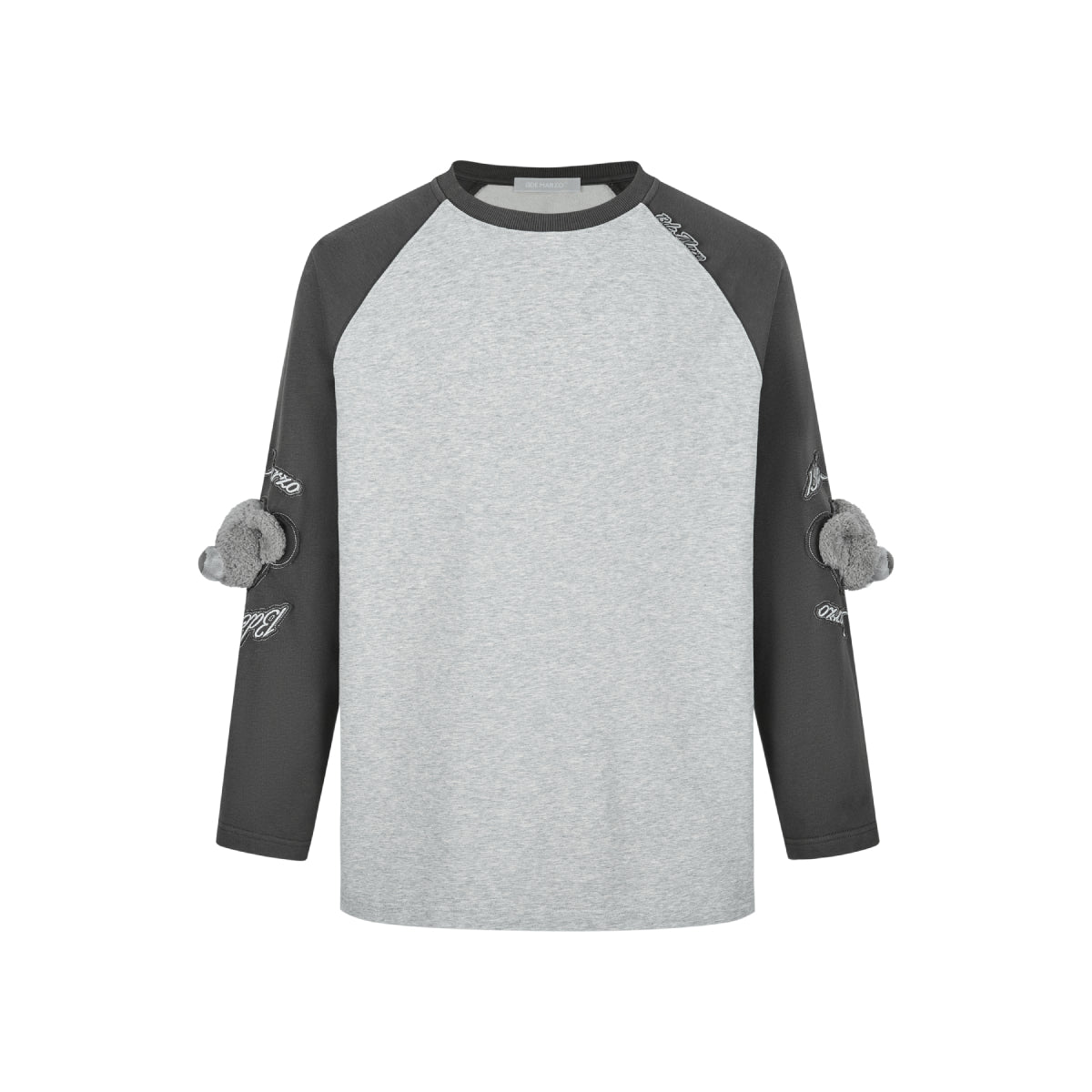 13DE MARZO Elbow Bear Sweatshirt Gray