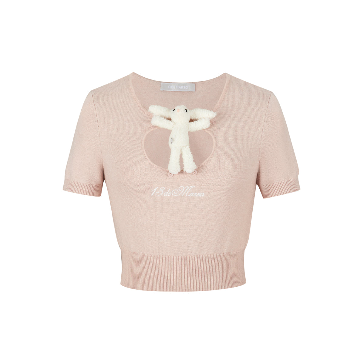 13DE MARZO Doozoo Chest Cassimere Top Pink