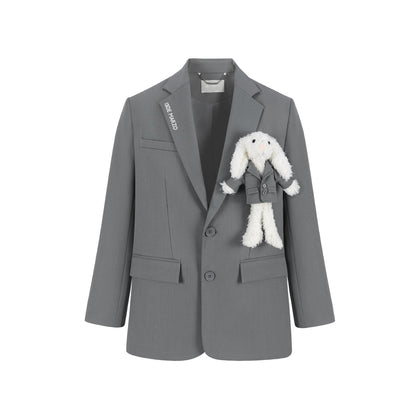 13DE MARZO Bear Custom Suit Gray