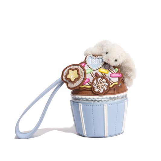 13DE MARZO Frosted Cake Bag Blue